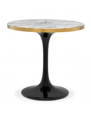 Table d'appoint Parme faux marbre gris chez Cornerstreet bien 