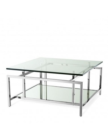 Table basse Superia inox poli Véritable concentré