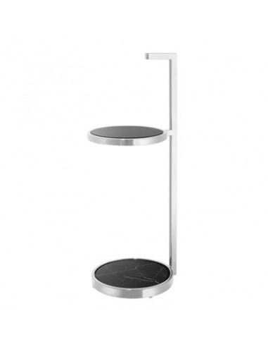 Table d'appoint Exton en acier inoxydable poli prix