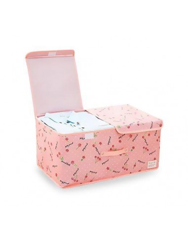 Panier à Linge Rectangulaire Rose Pastel chez Cornerstreet bien 